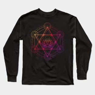 Sacred Geometry - Sacred Circle Long Sleeve T-Shirt